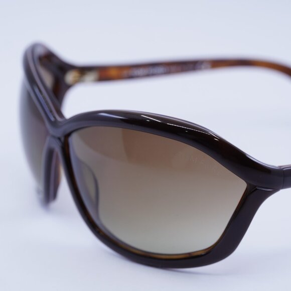 Tom Ford FT0122 PATEK 50F Sunglasses Brown Geometric Frame, Brown Lenses - Picture 5 of 8
